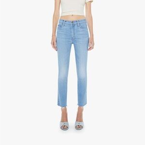 Mother Insider Crop Step Fray Jeans